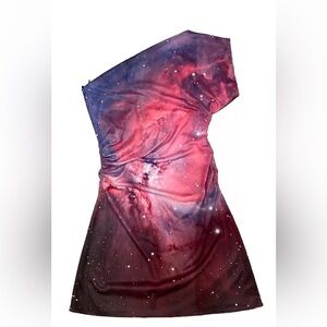 ML Marsh Organic Galaxy Starry Dress Large Made In Asheville NC Size Large